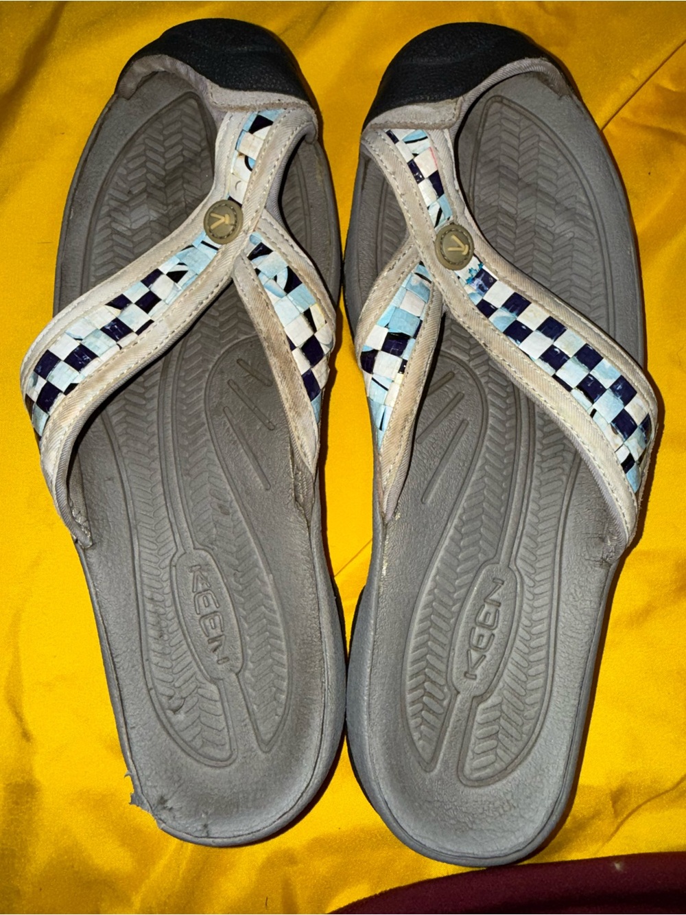Well worn sandals